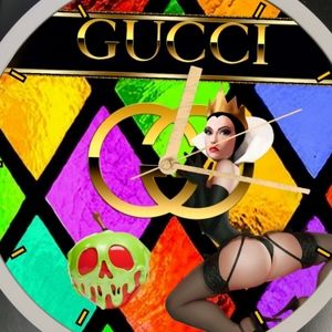 Special Editions Halloween evil Witch led dance light clock